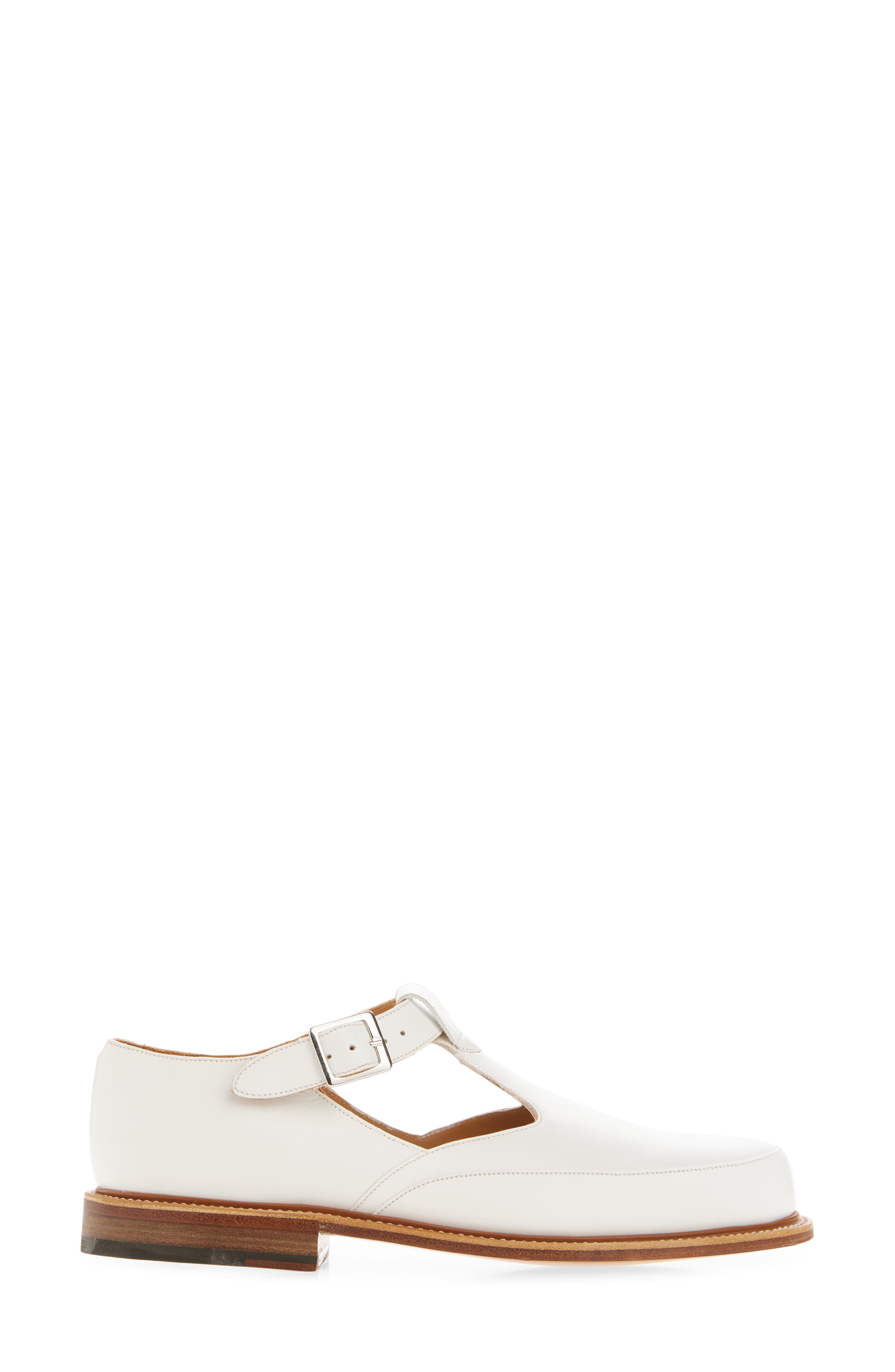 JM WESTON Salom Sandal, Alternate, color, White Smooth Calf
