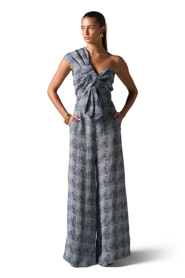 Eden Jumpsuit, Alternate, color, Blue/Beige