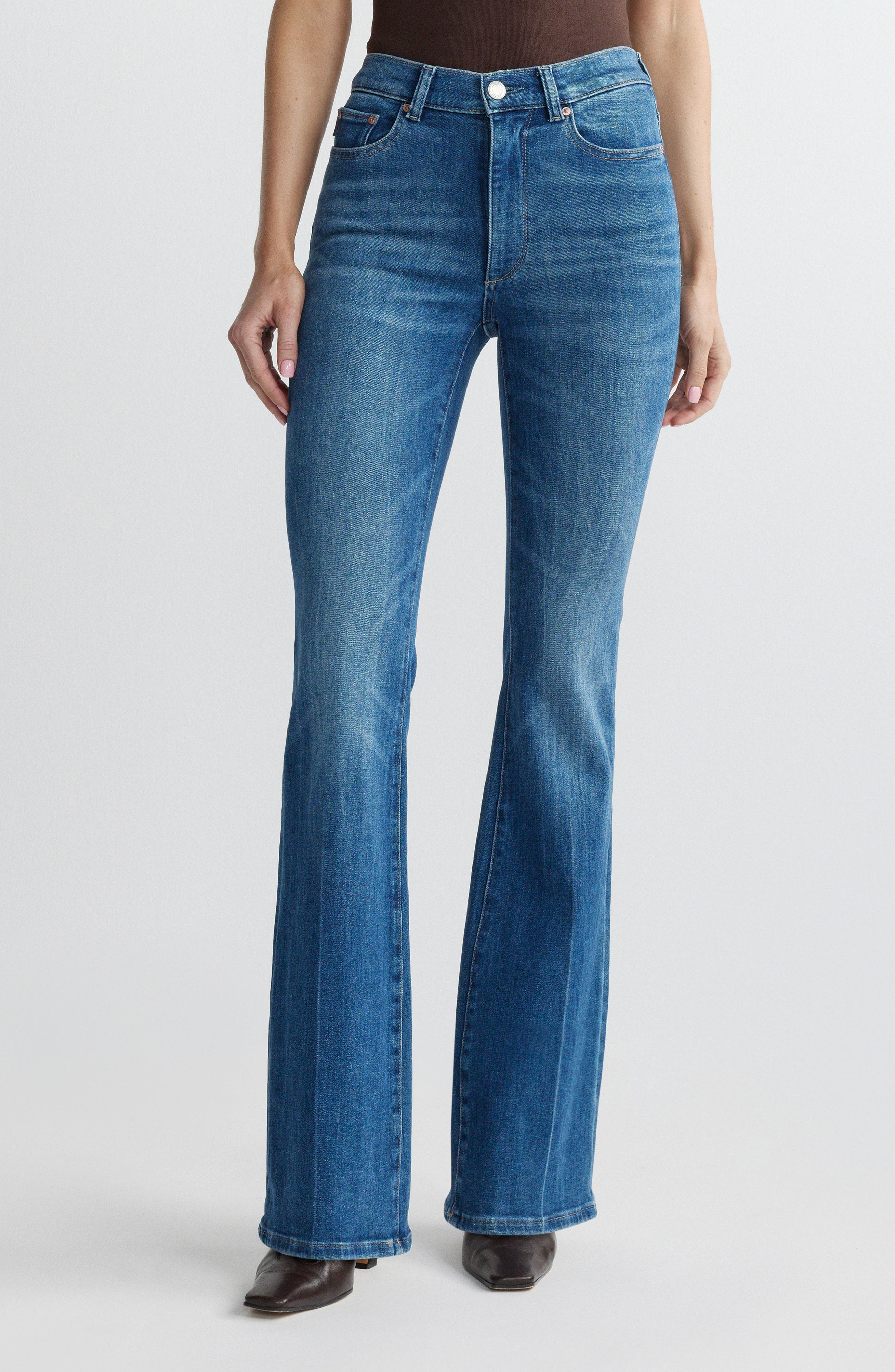 DL1961 Zoie Wide Leg Wrap Jeans | Nordstrom