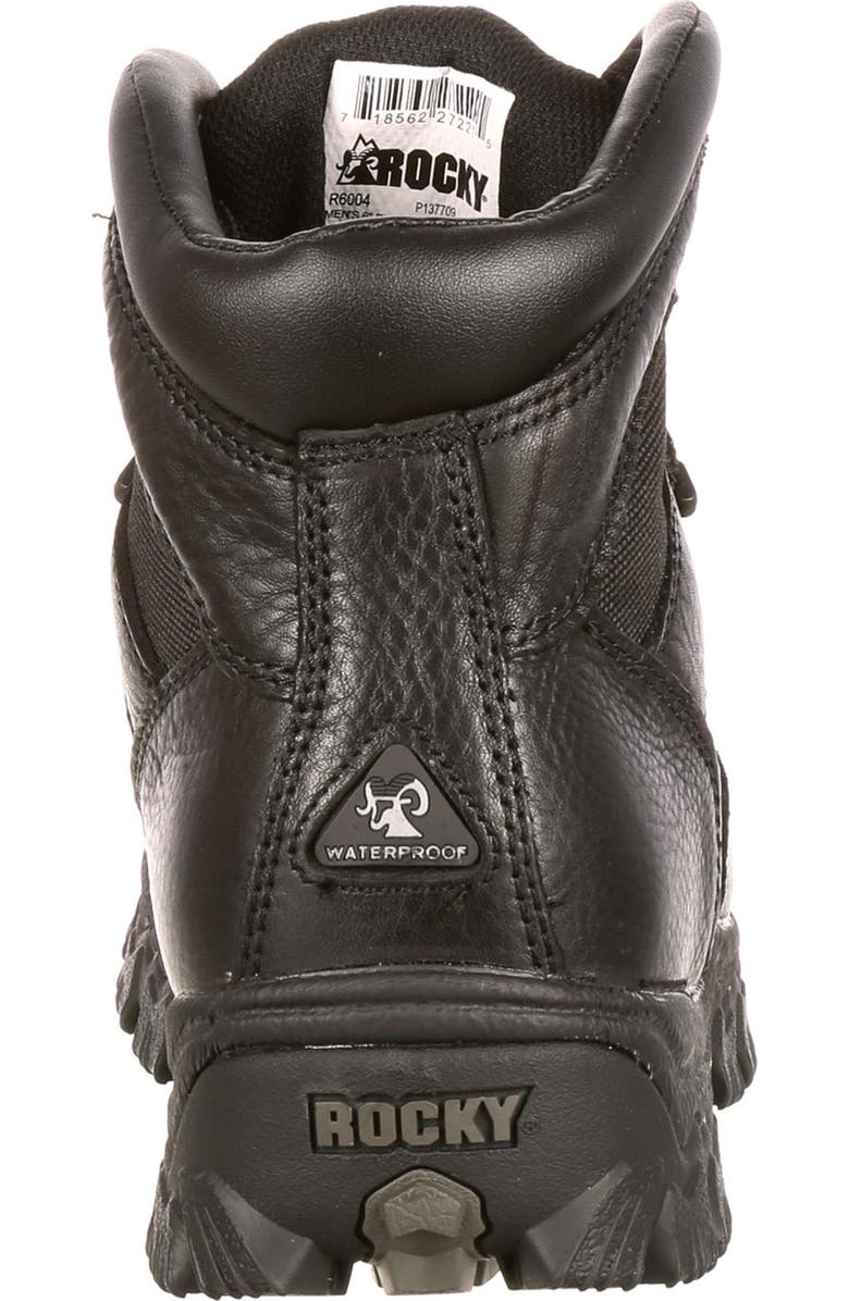 Rocky Composite Toe Waterproof Duty Boot, Alternate, color, Black