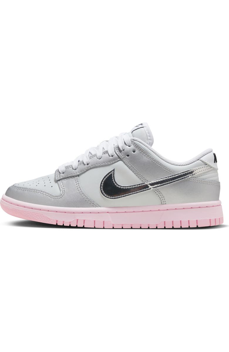 Nike Dunk Low LX Sneaker, Alternate, color, 006 Ptndst/M Silv