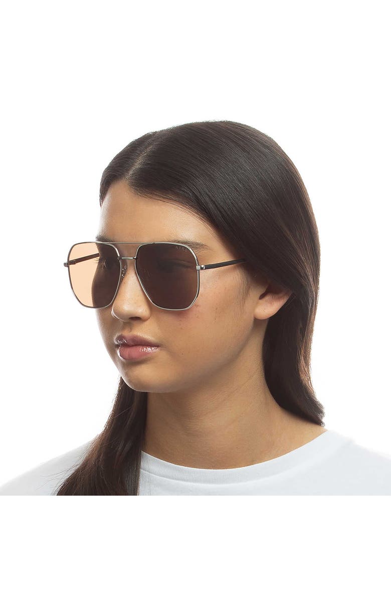 AIRE Corvus 57mm Aviator Sunglasses, Alternate, color, 