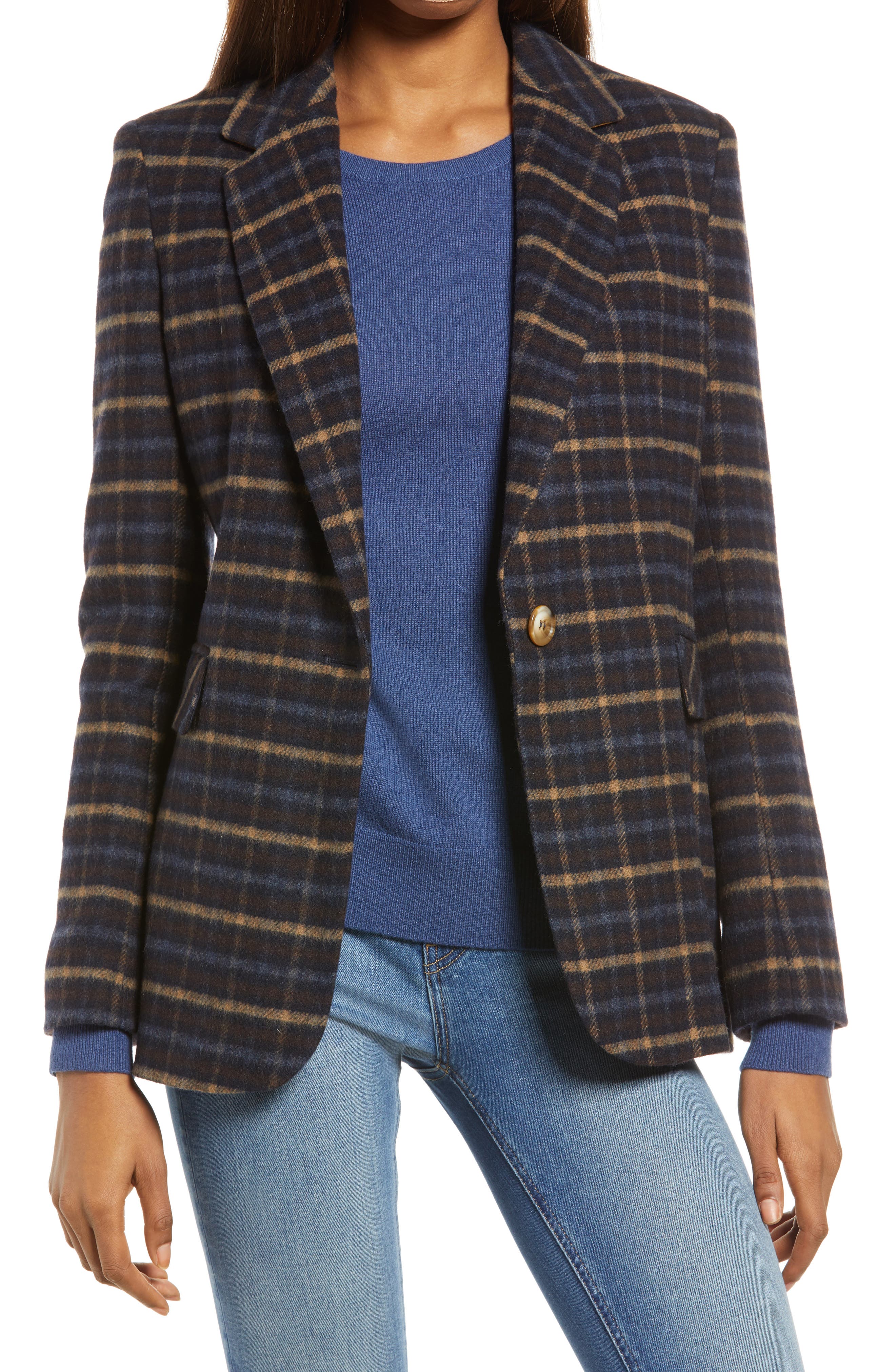 Helene Berman Carine One-Button Blazer (Women) | Nordstromrack