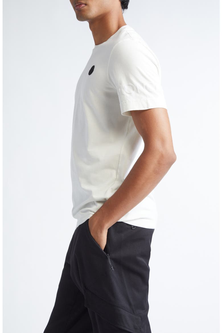 Logo Patch Cotton T-Shirt, Alternate, color, JET STREAM