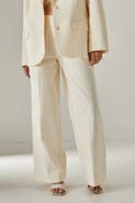 NASTY GAL Twill Buckle Tailored Pants