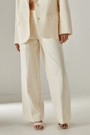 NASTY GAL Twill Buckle Tailored Pants