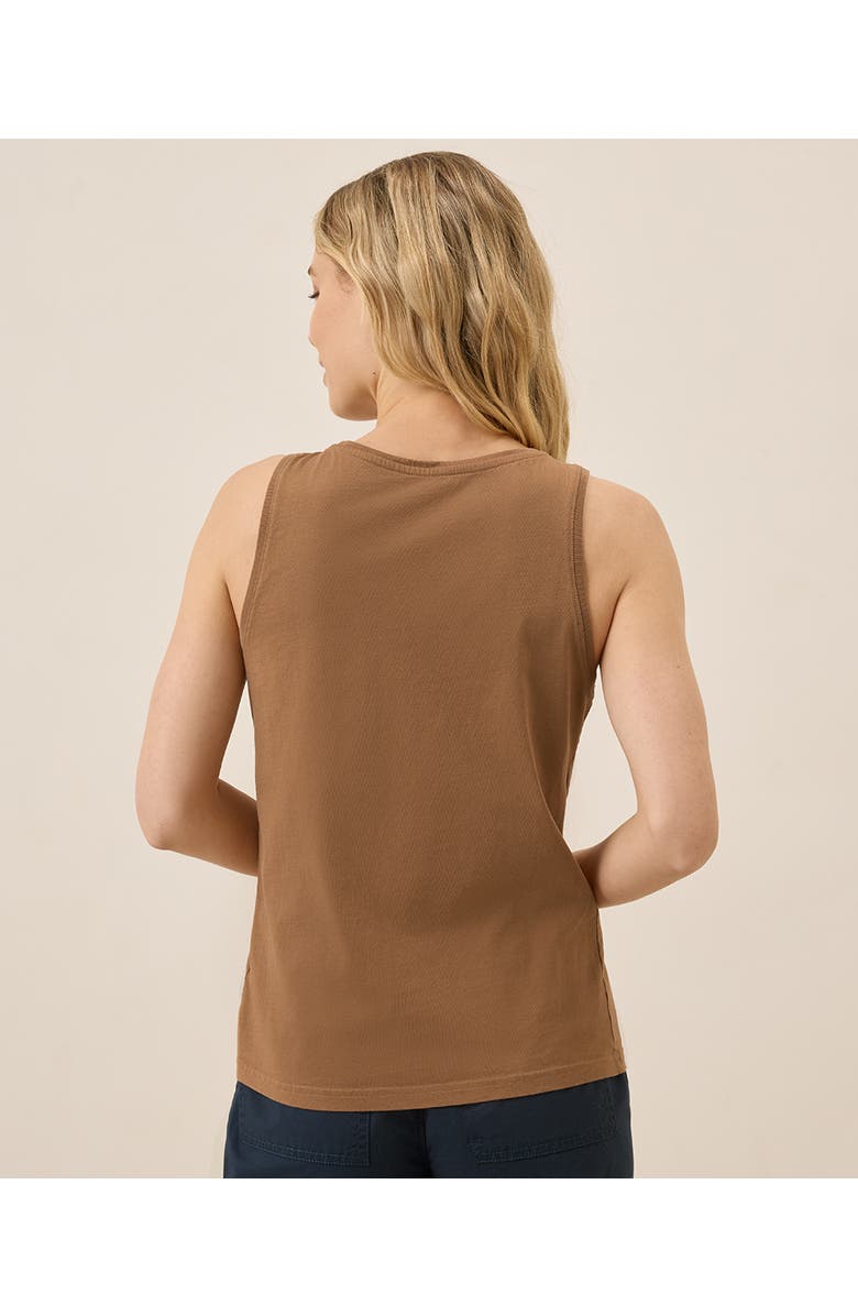 Pact Organic Cotton Softspun High Neck Tank, Alternate, color, Black