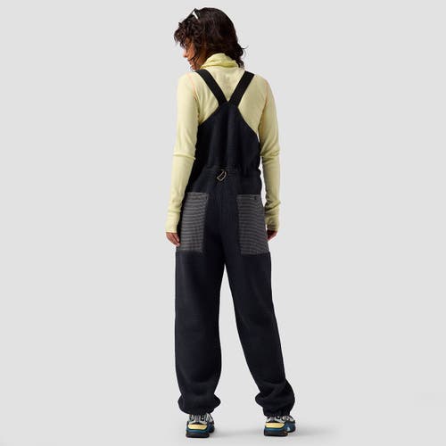 Backcountry Wander Pile-fleece Overall In Black