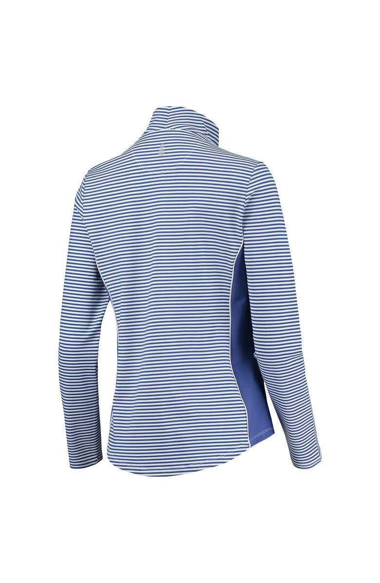 Tommy Bahama Women's Tommy Bahama Royal Chicago Cubs Aubrey Stripe Block IslandZone Half-Zip Jacket, Alternate, color, Royal