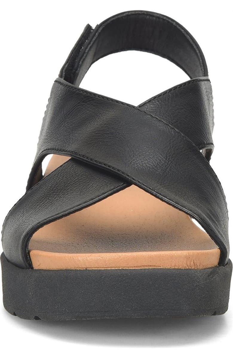 B O C BY BØRN Mattie Crisscross Slingback Sandal, Alternate, color, Black
