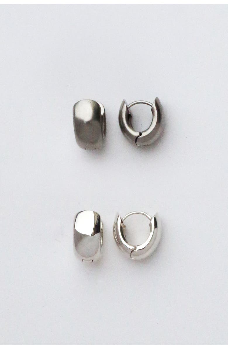 67jewelry Mini Puffs, Alternate, color, Matte Silver