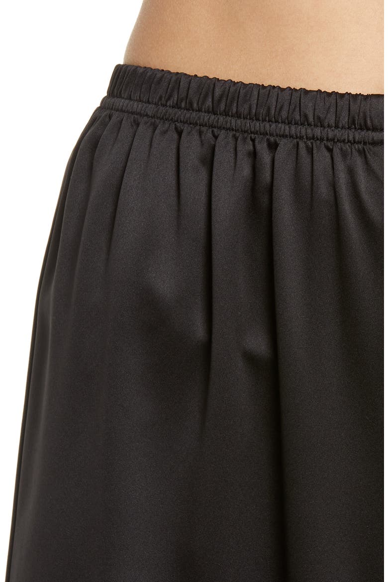 Satin Pajamas, Alternate, color, BLACK