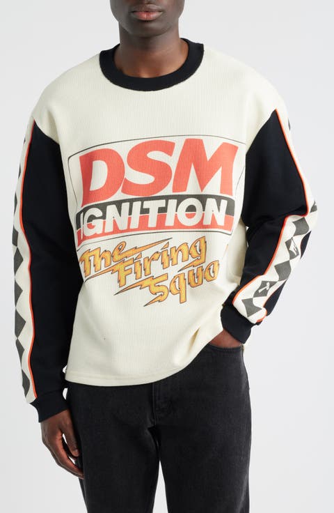 DSM Ignition Long Sleeve Waffle Graphic T-Shirt