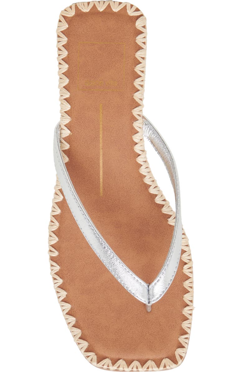 Dolce Vita Barty Flip Flop, Alternate, color, Silver