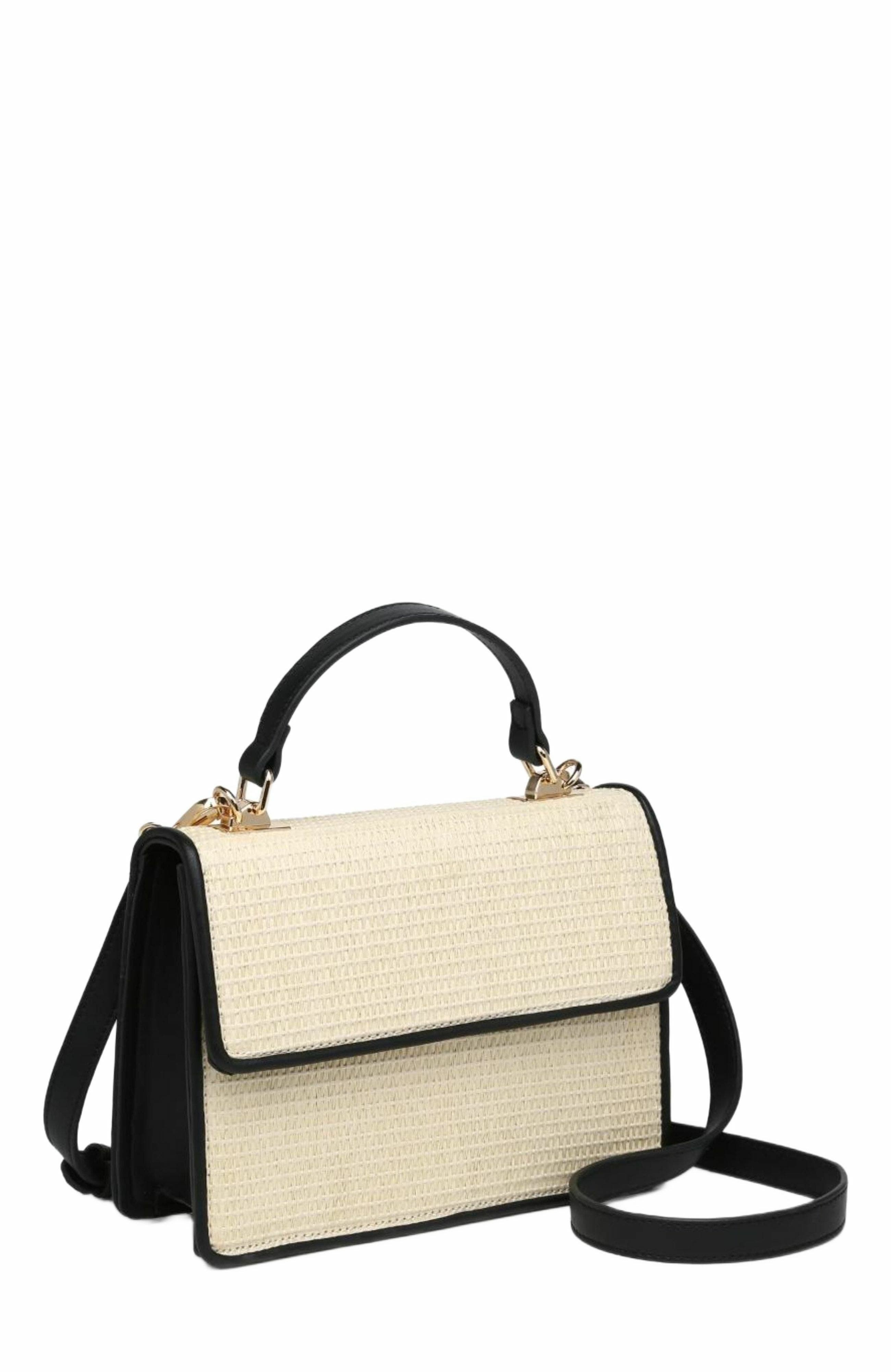 MODA LUXE Ruth Crossbody, Alternate, color, Ivory Black