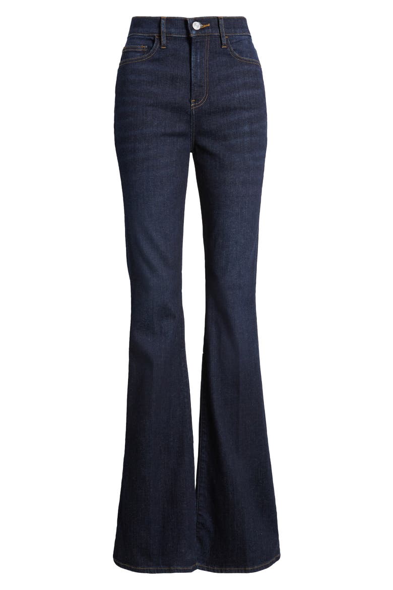 Le High Flare Jeans, Alternate, color, FAWCETT