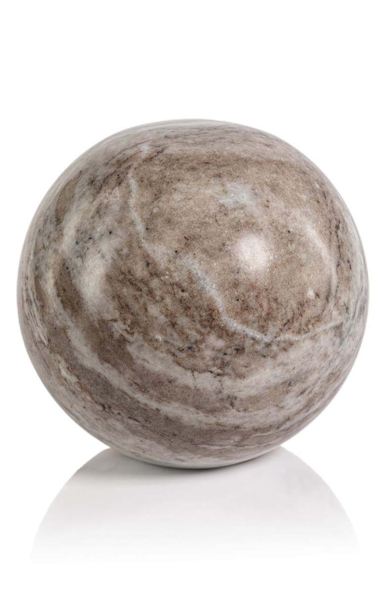 Zodax Altamura Set of 2 Marble Bookends, Main, color, Brown