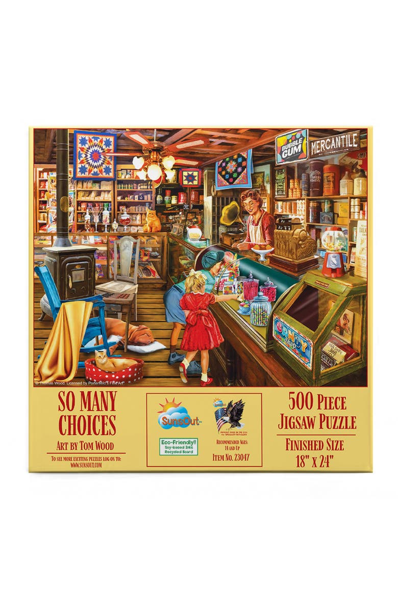 So Many Choices 500 piece Jigsaw Puzzle for Adults, Alternate, color, Multicolor