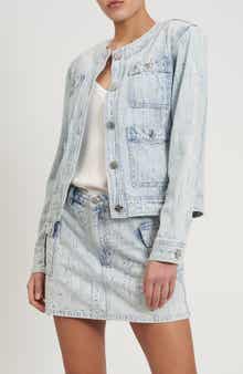 Rebecca Minkoff Baxter Patch Pocket Denim Jacket