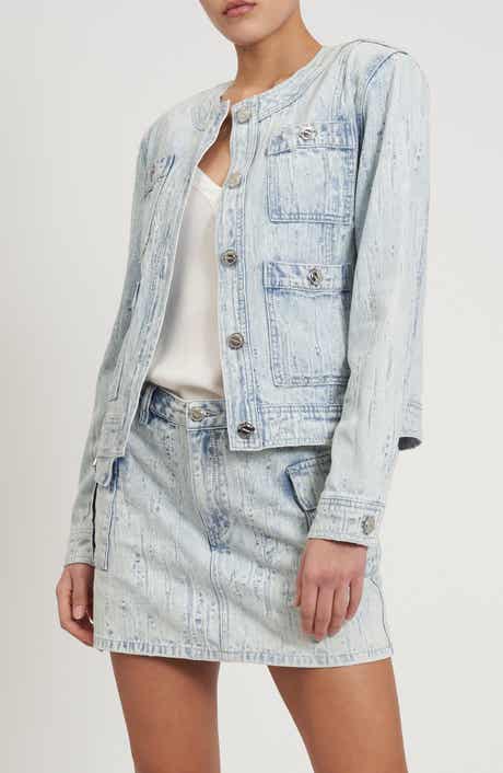 Rebecca Minkoff Baxter Patch Pocket Denim Jacket