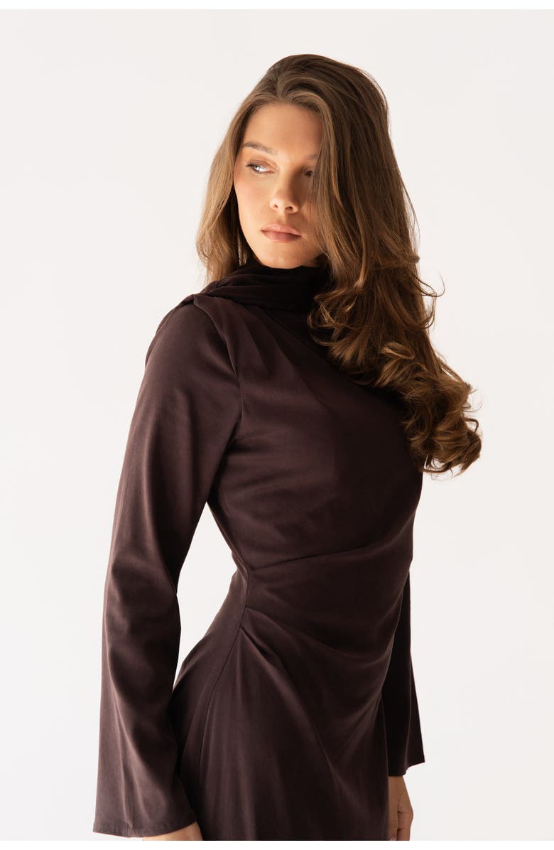 Shani x By Tess Johanna Dress, Alternate, color, Brown