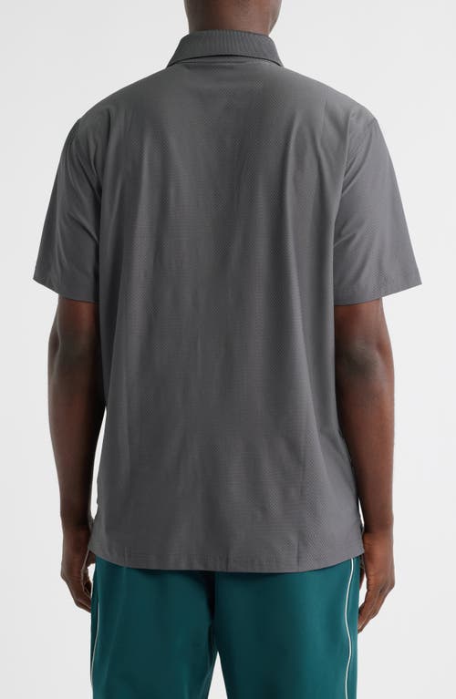 Puma Golf X Reigning Champ Mattr Jacquard Polo In Gray