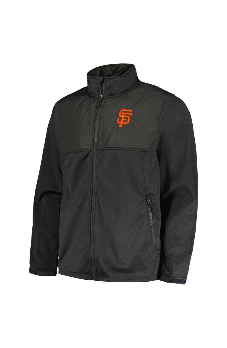 DUNBROOKE Men's Dunbrooke Heather Black San Francisco Giants Explorer Full-Zip Jacket, Alternate, color,