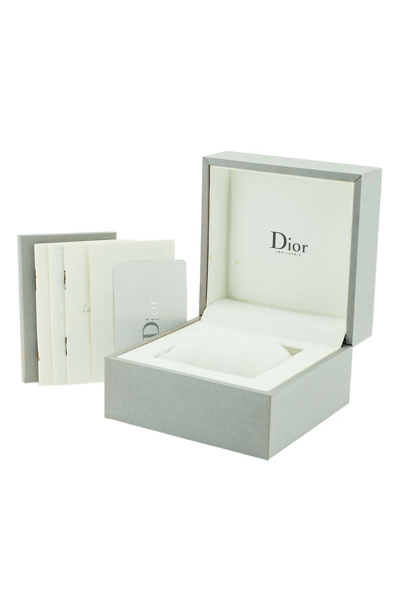 Watchfinder & Co. Christian Dior Preowned La D De Dior Diamond Bracelet Watch, 33mm, Alternate, color, 