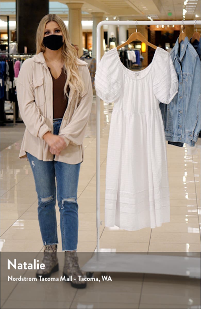 Pintuck Easy Midi Dress, sales video thumbnail