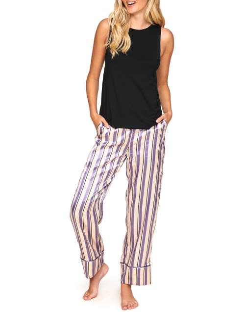 Adore Me Alania Tank & Pants Pajama Set In Multi