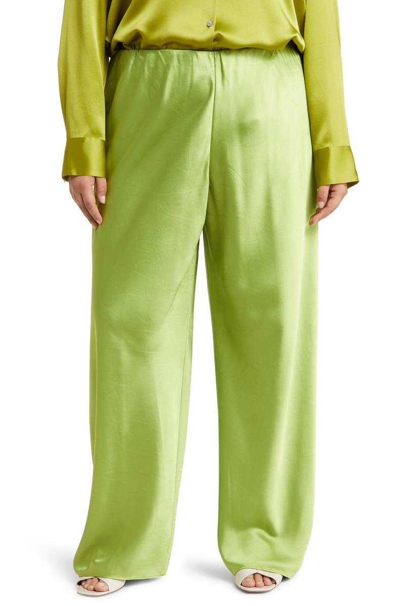 Vince Satin Bias Pants, Main, color, Cactus