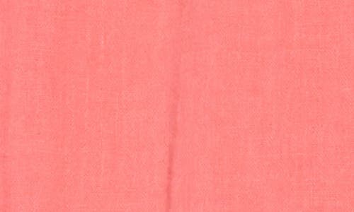 Elan Raw Hem Cotton Cover-up Shorts In Pink