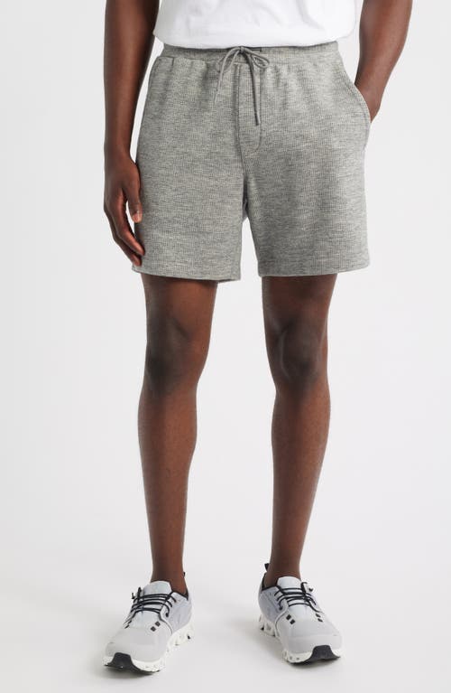 Zella Waffle Knit Shorts In Gray