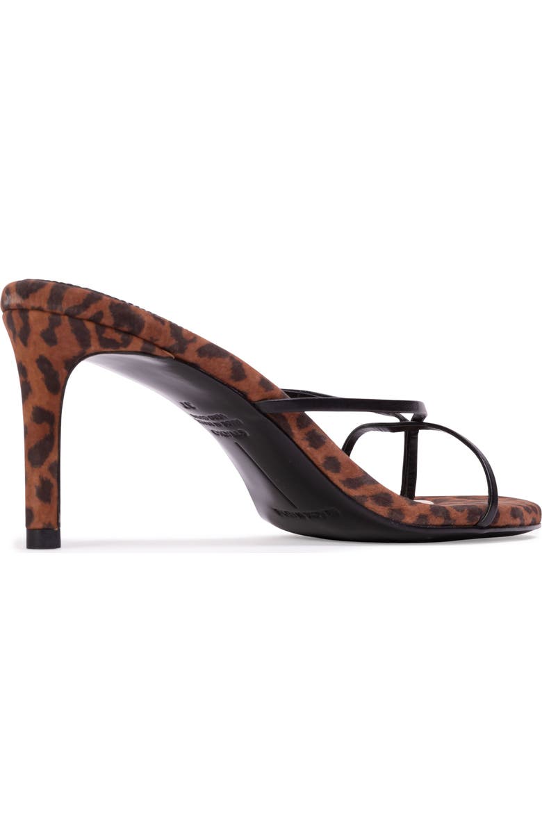 BLACK SUEDE STUDIO Gem 65 Sandal, Alternate, color, Leopard Nubuck