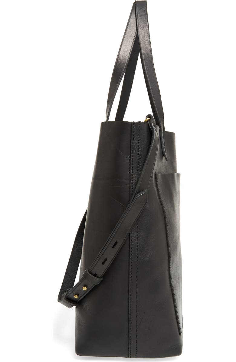 Madewell Medium Leather Transport Tote, Alternate, color,