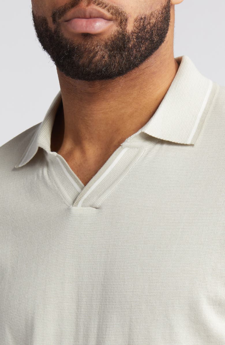 Robert Barakett Fermi Short Sleeve Polo, Alternate, color, Light Olive