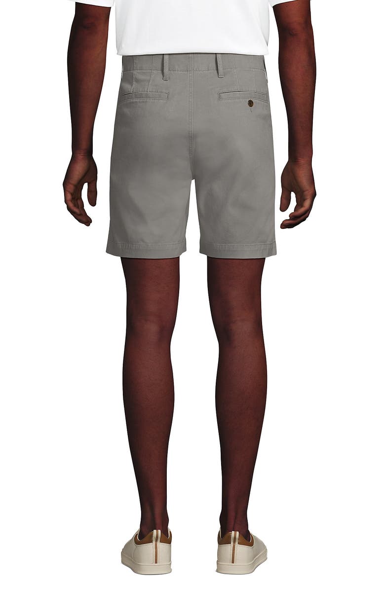 Lands' End Knockabout 7" Comfort Waist Classic Fit Chino Short, Alternate, color, Wet Cement