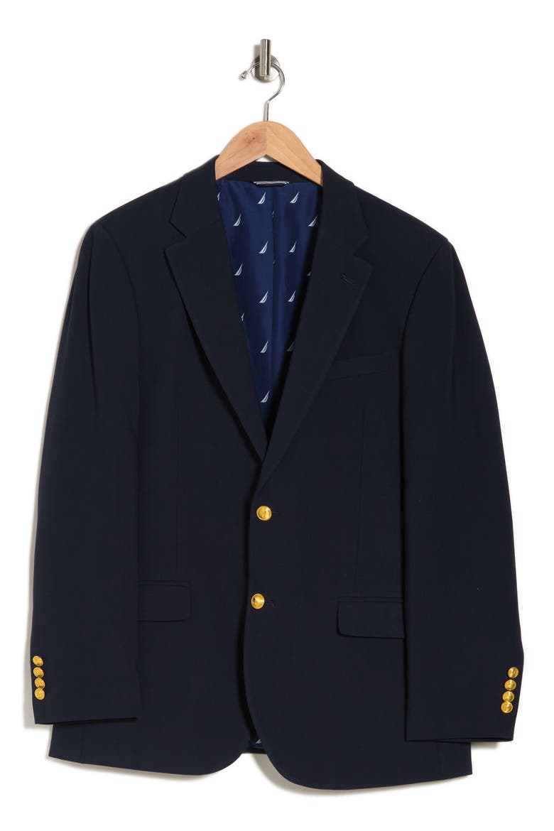 Branford Navy Blazer, Alternate, color, SOLID NAVY/ METAL