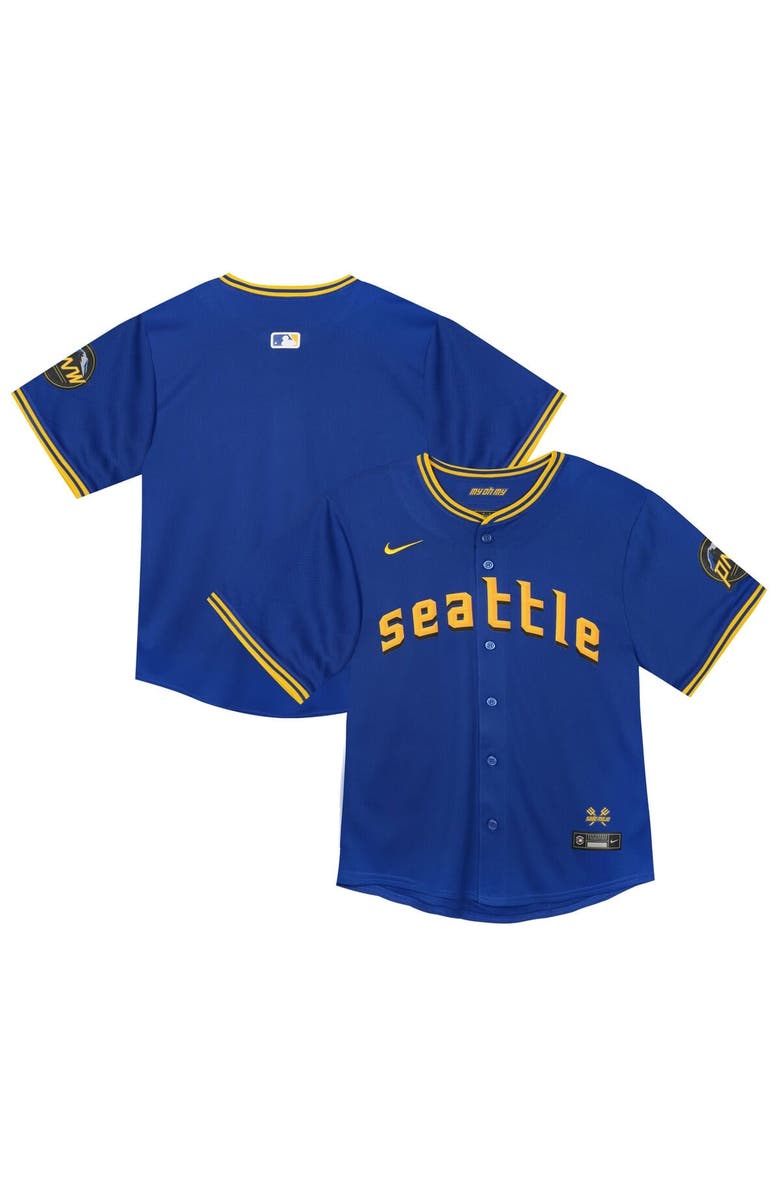Nike Toddler Nike  Blue Seattle Mariners City Connect Team Limited Jersey, Alternate, color, 