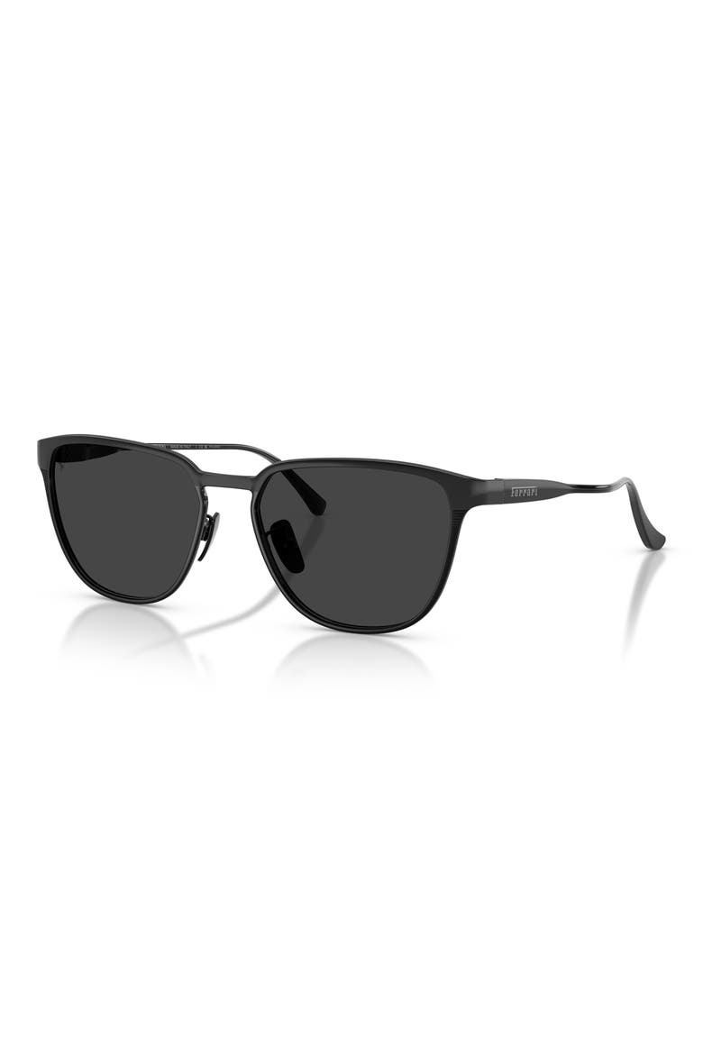 FH1032D 56mm Polarized Square Sunglasses, Alternate, color, BLACK MATTE / BLACK CRYSTAL