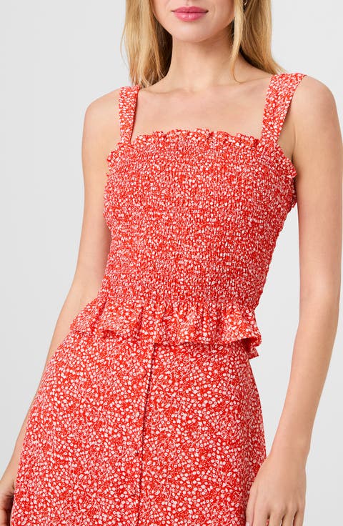 Mad Crepe Smocked Tank