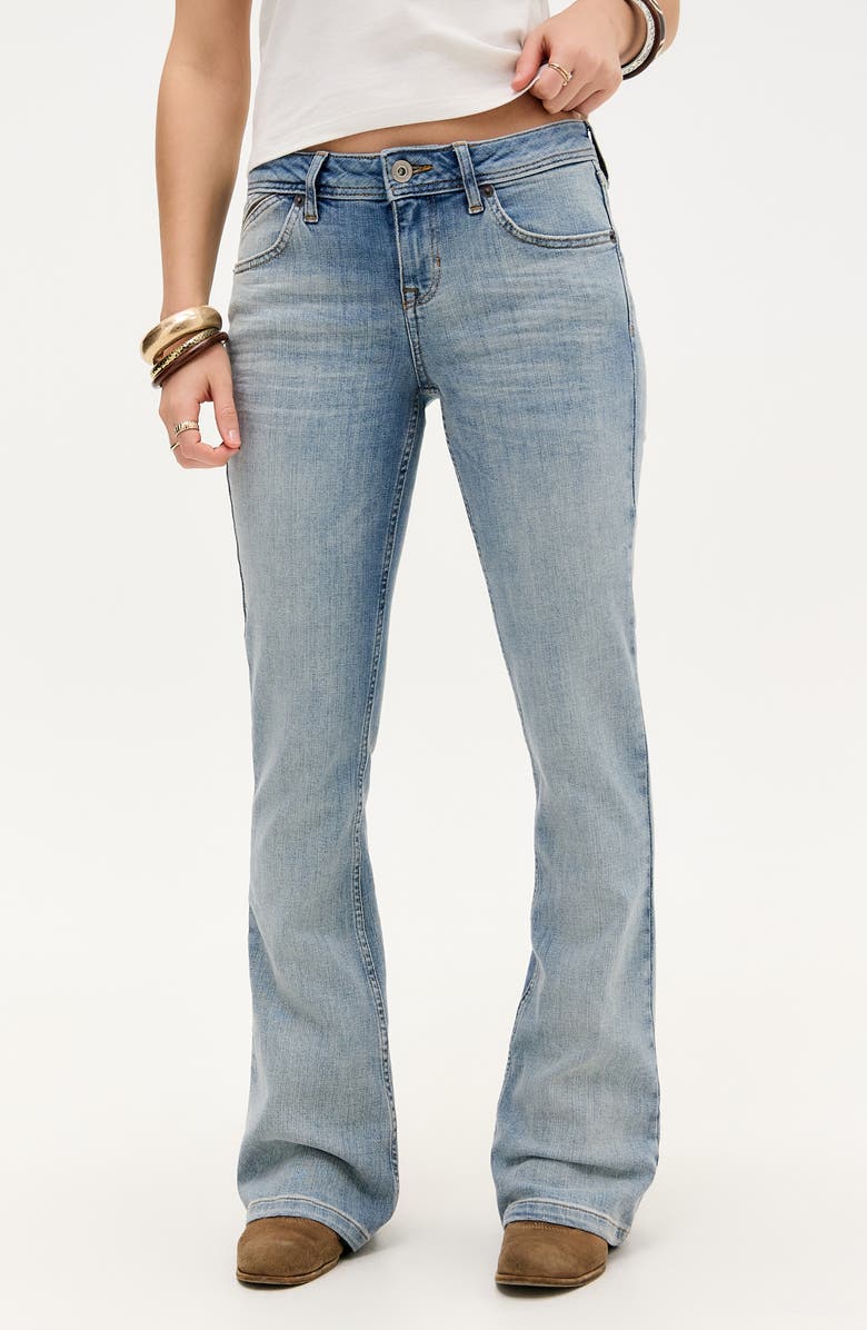 BDG Urban Outfitters Brooke Low Rise Flare Jeans, Main, color, Light Vintage