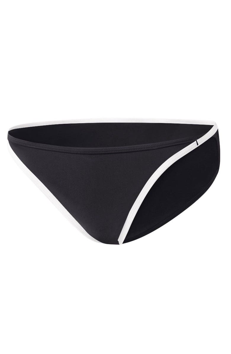 G-III 4HER BY CARL BANKS Women's G-III 4Her by Carl Banks Black Green Bay Packers Play Action Bikini Bottom, Alternate, color, Black