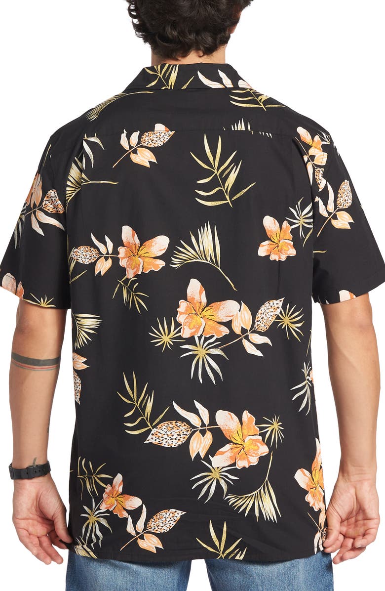 Quiksilver Tropical Floral Camp Shirt, Alternate, color, 