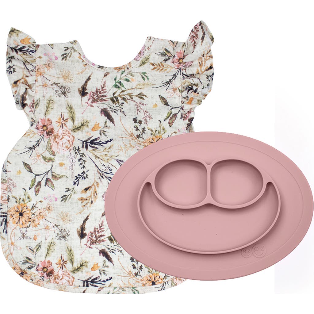 BapronBaby Delilah Floral Bapron & ezpz Mini Mat Bundle in Blush  product