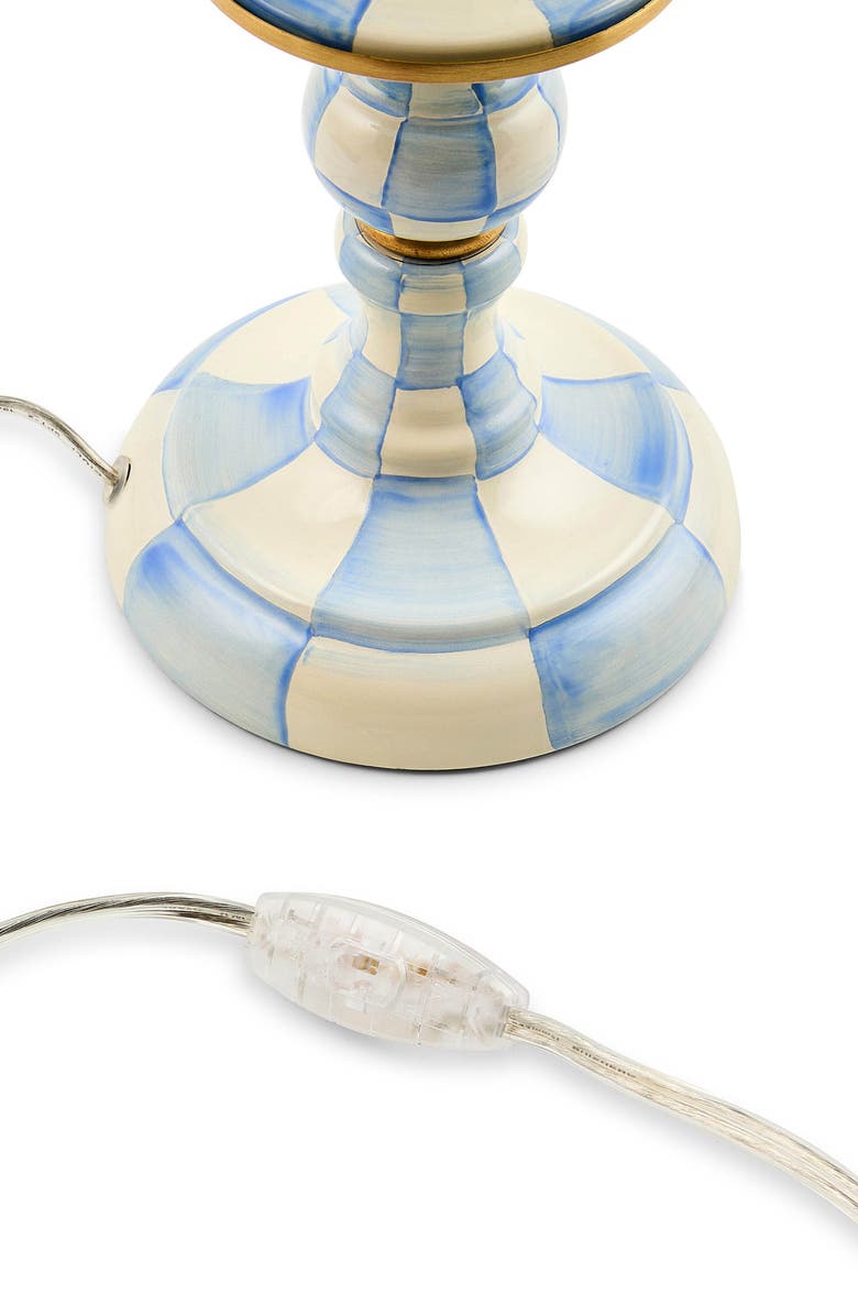 MACKENZIE CHILDS Sky Check Candlestick Lamp, Alternate, color, Sky Check