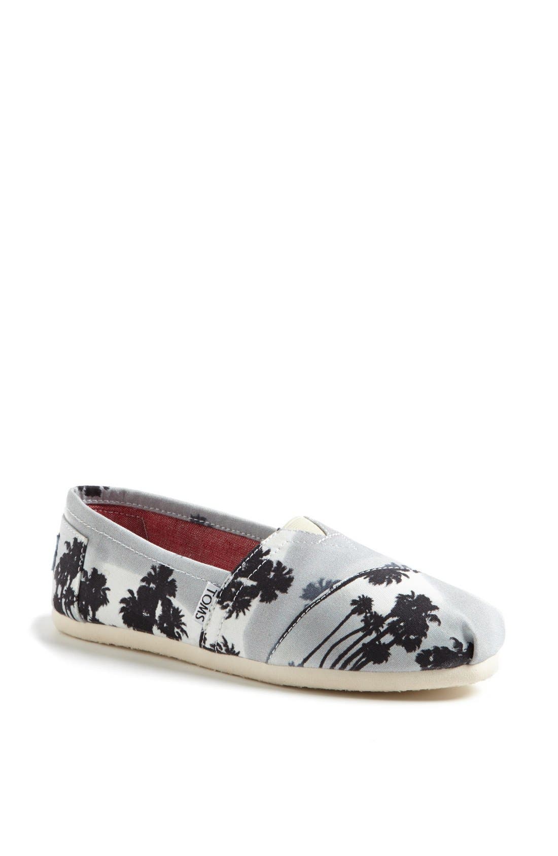 TOMS 'Classic - Palm Trees' Slip-On, Main, color, 