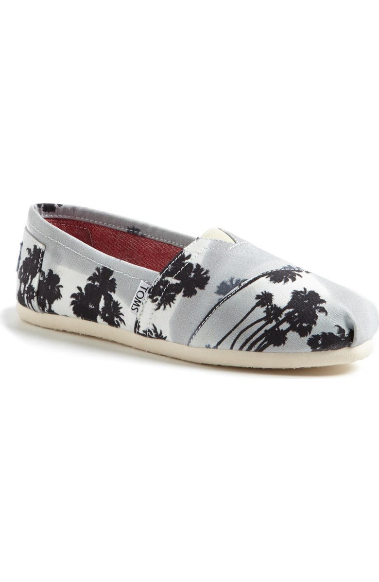 TOMS 'Classic - Palm Trees' Slip-On, Main, color,