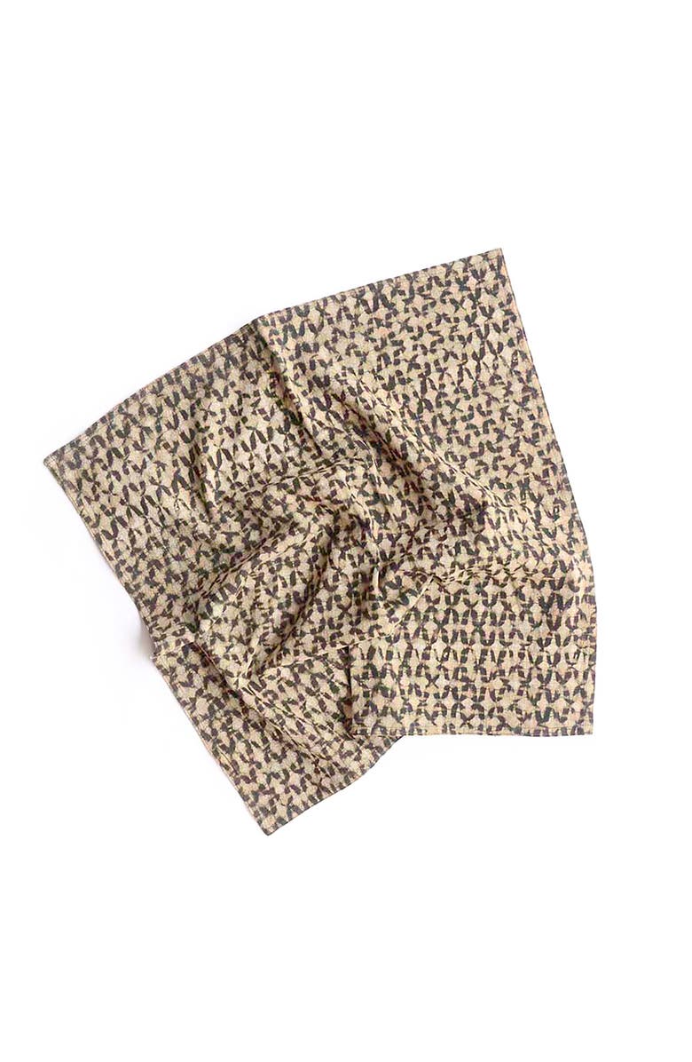Ichcha Boho Block Print Napkins, Alternate, color, Beige