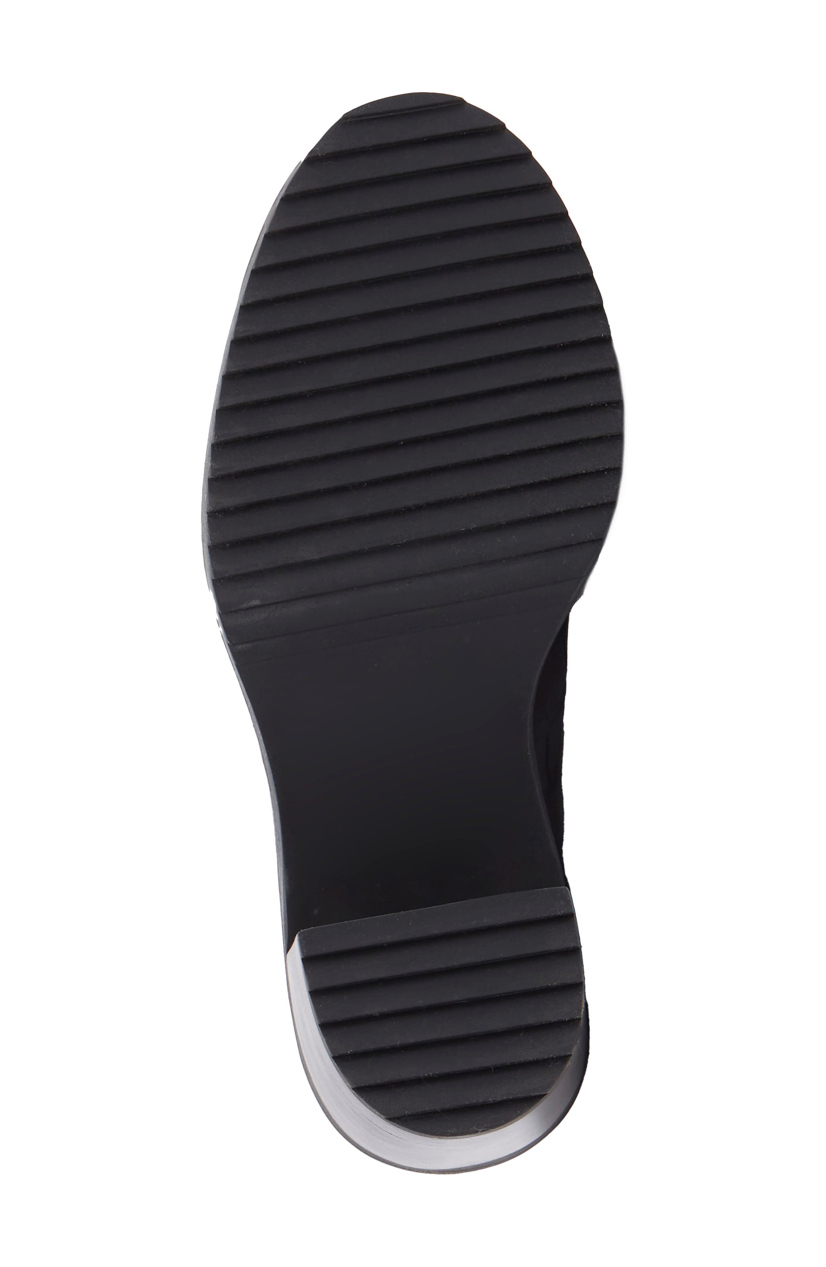 Varsan Platform Chelsea Boot, Alternate, color, DEEPER MAHOGANY / BLACK